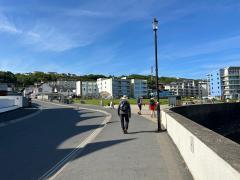 Walking through Westward Ho! on a fine, very quiet, Sunday morning